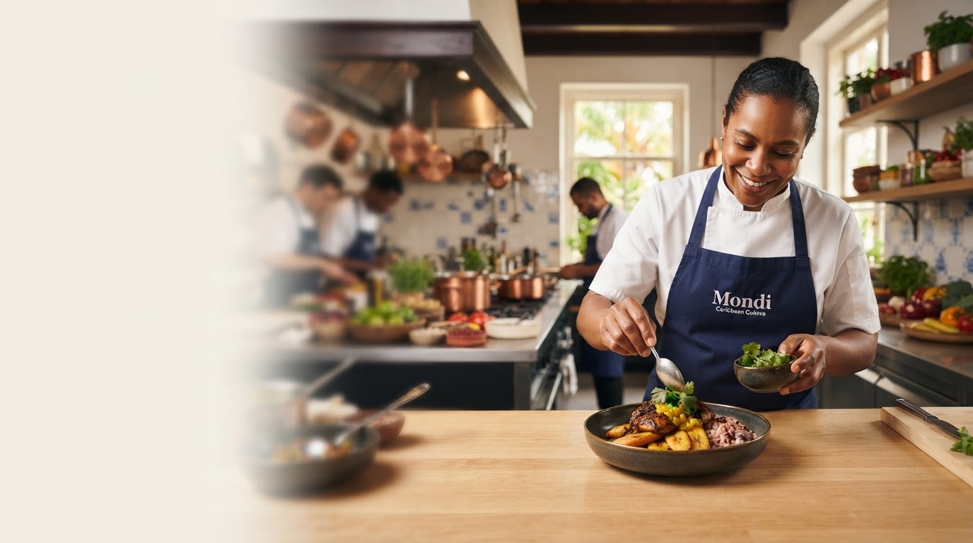Mondi Caribbean Cuisine data-analyseplatform met real-time marktinzichten